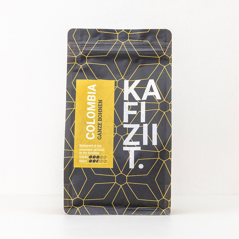 Kafiziit Colombia — Verpackung Vorderansicht