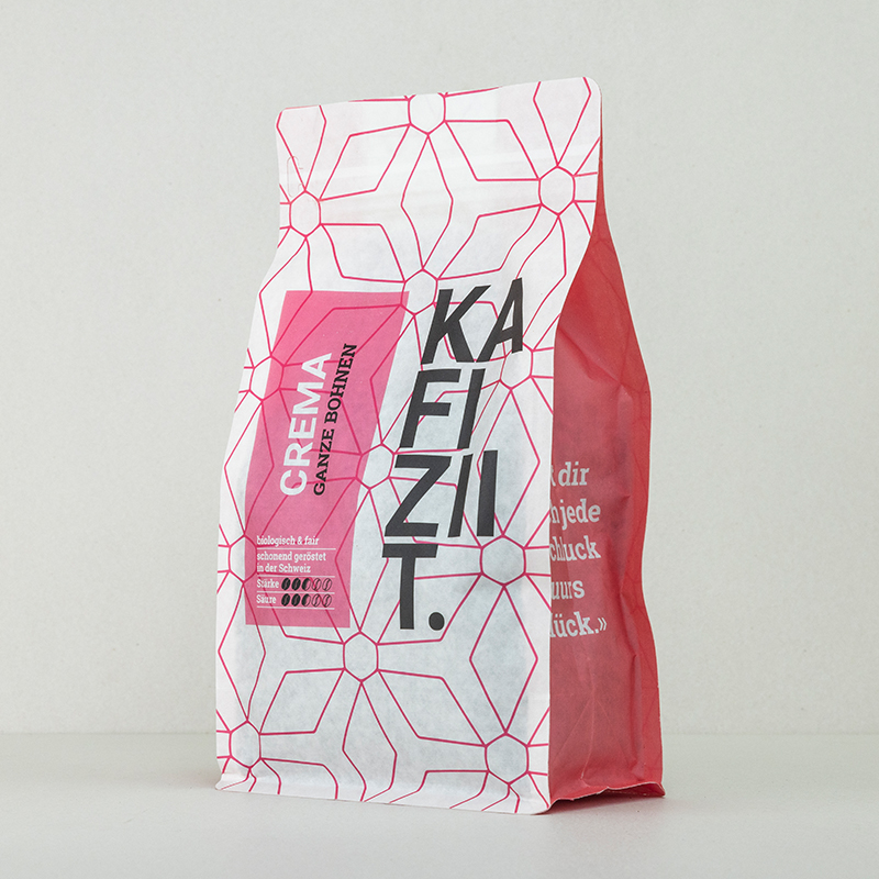Kafiziit Crema — Verpackung Seitenansicht